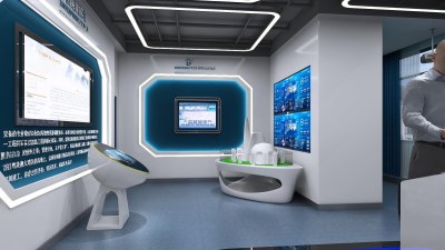 现代科技展厅3D模型下载